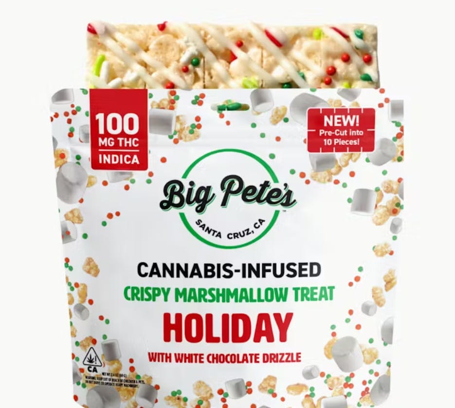 HOLIDAY CRISPY MARSHMALLOW TREAT INDICA Q1 - 100 Mg