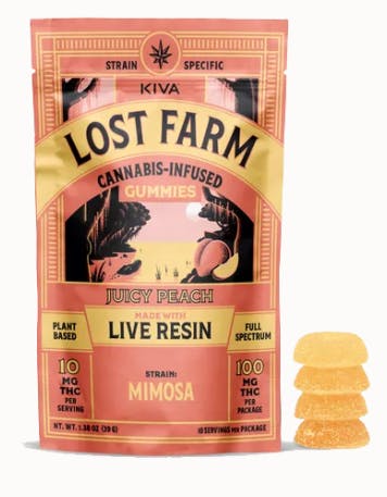 JUICY PEACH MIMOSA GUMMIES A5 – 100 Mg