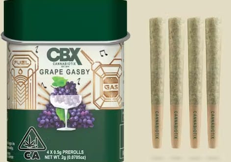 GRAPE GASBY 4PK PRE-ROLLS N5