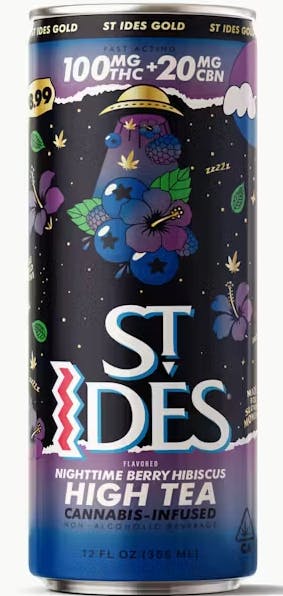 NIGHTTIME BERRY HIBISCUS 20MG CBN BEVERAGE - 100 Mg