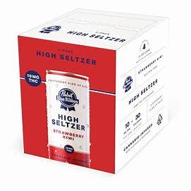 HIGH SELTZER STRAWBERRY KIWI 4PK 40MG