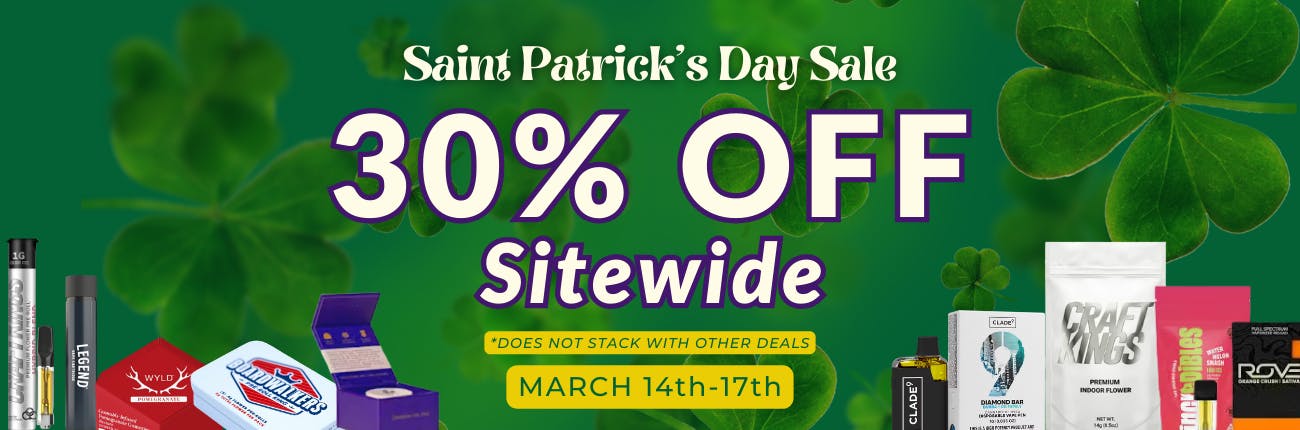 St. Patrick's Day Sale, 30% Off