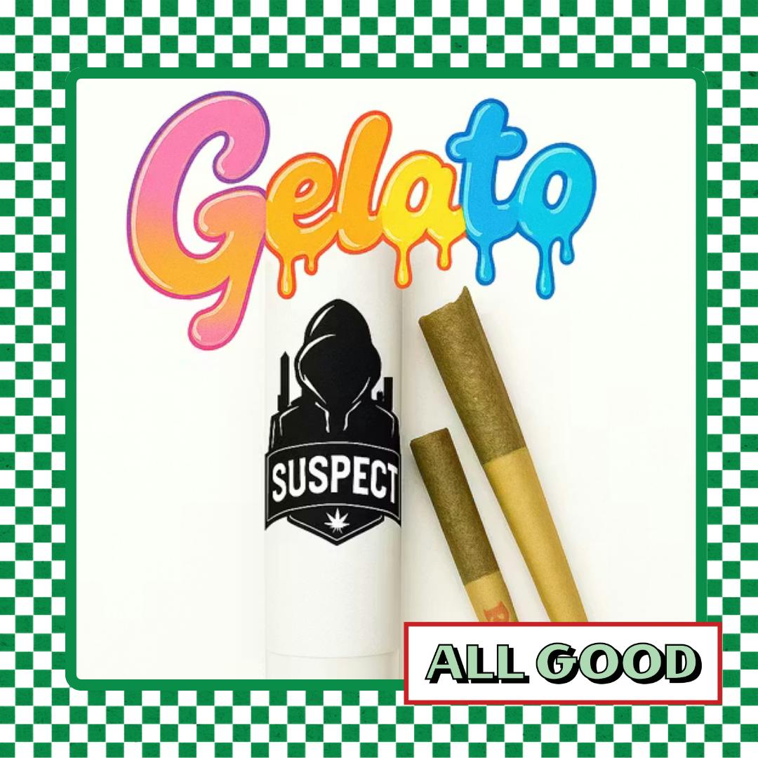 Suspect | Gelato | Pre-Rolls | 0.5g | 2ct
