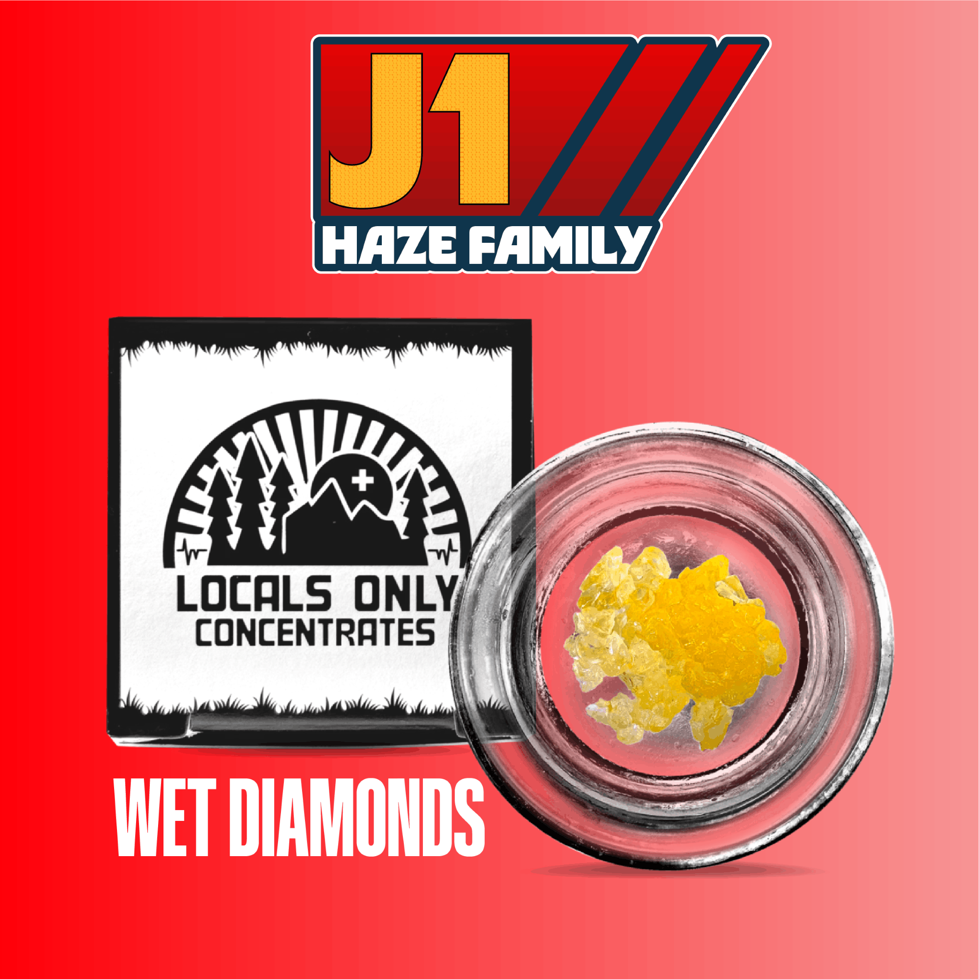 J1 | Wet Diamonds 1g - 1g | Concentrates | Locals Only Concentrate