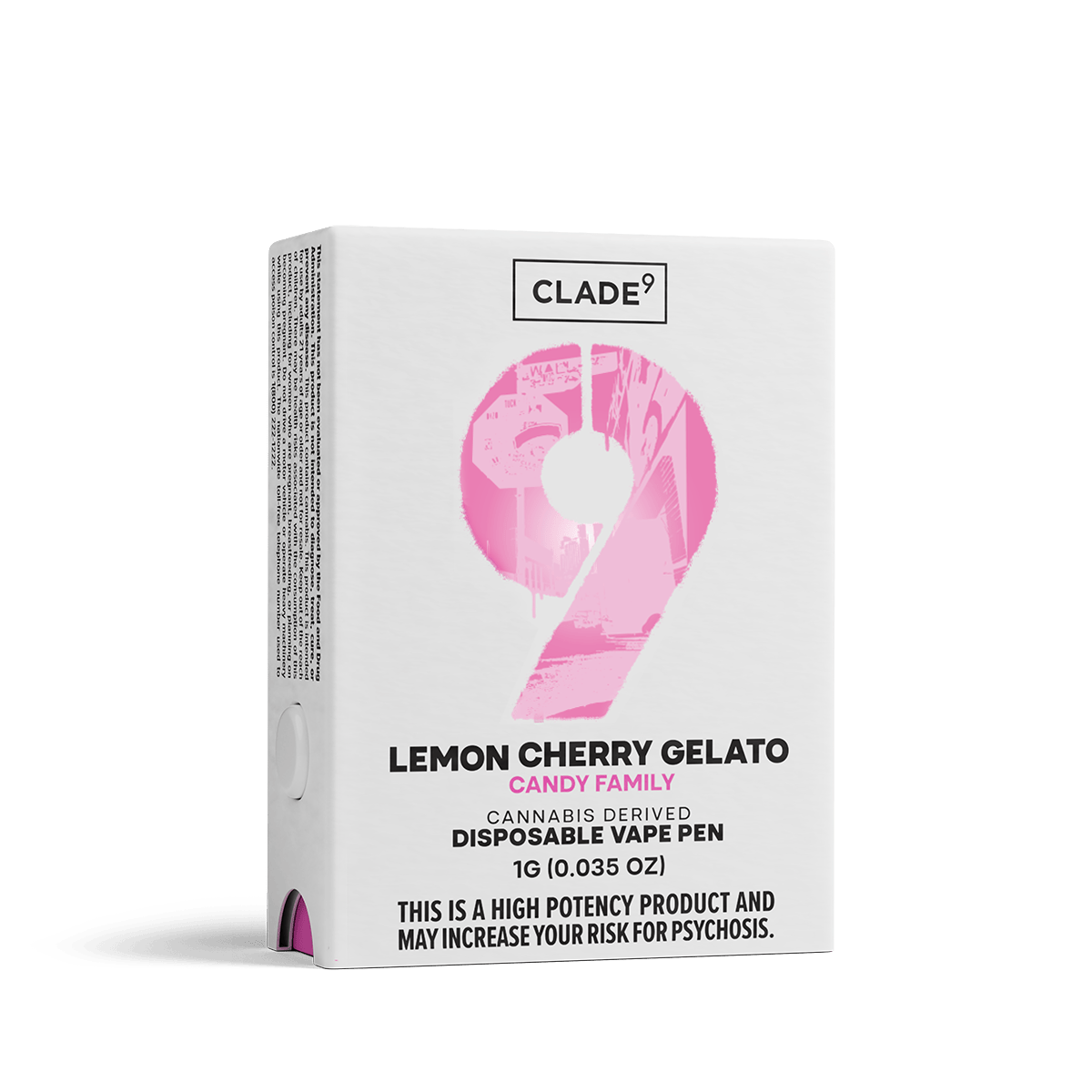 Lemon Cherry Gelato | 1g All-In-One - 1g | Vaporizers | Clade9 | Molly Ann  Farms (Rec)