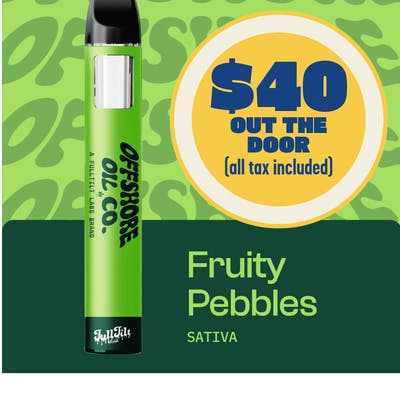 Fruity Pebbles | 1g All-In-One Vape - 1g | Vaporizers | Offshore Oil Co. |  Molly Ann Farms (Rec)