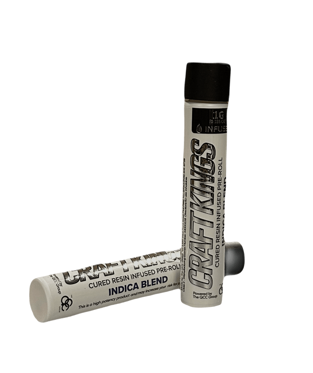 Indica Blend - Infused | 1g - 1g | Pre Rolls | Craft Kings | Molly