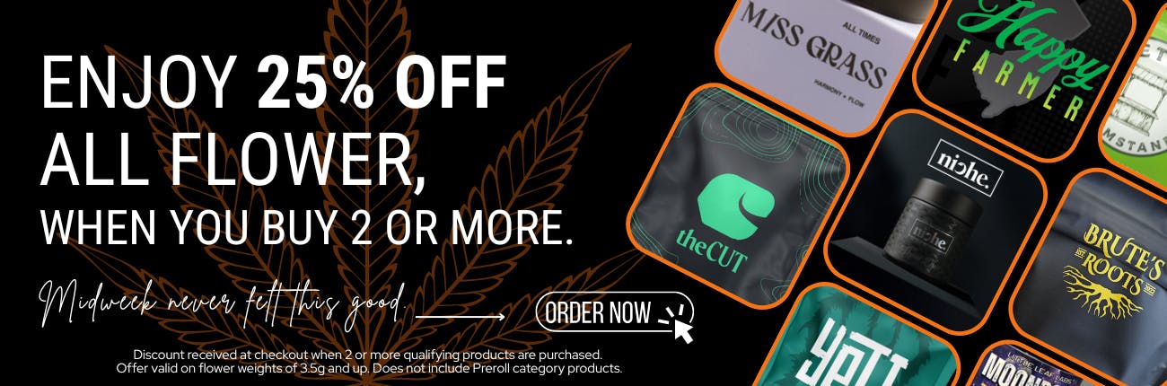 Flower - Buy 2, Save 25% Off!