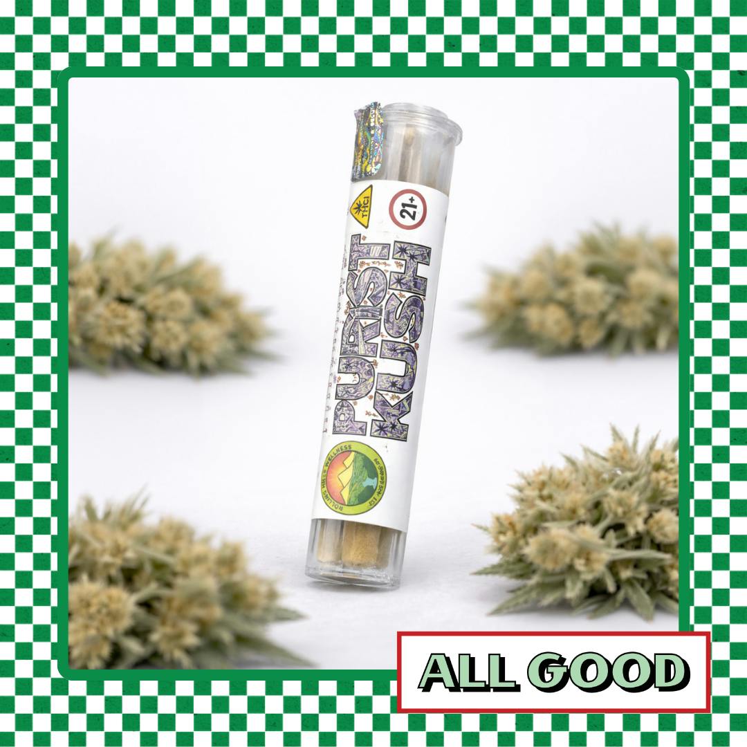 Rolling Hill Wellness | Purist Kush | Trichrome Infused | 2pk Pre-Roll | Indica | 1g