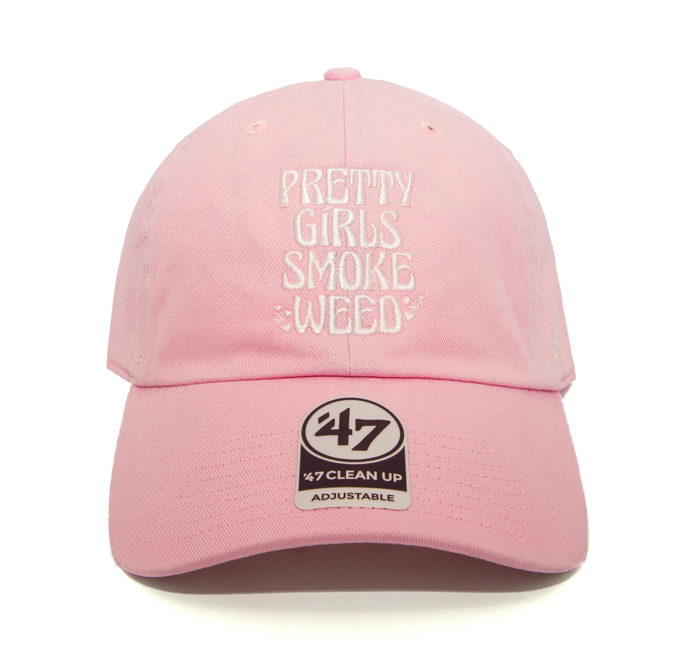 DAD HAT | PRETTY GIRLS SMOKE | PINK, image size:2294x2278