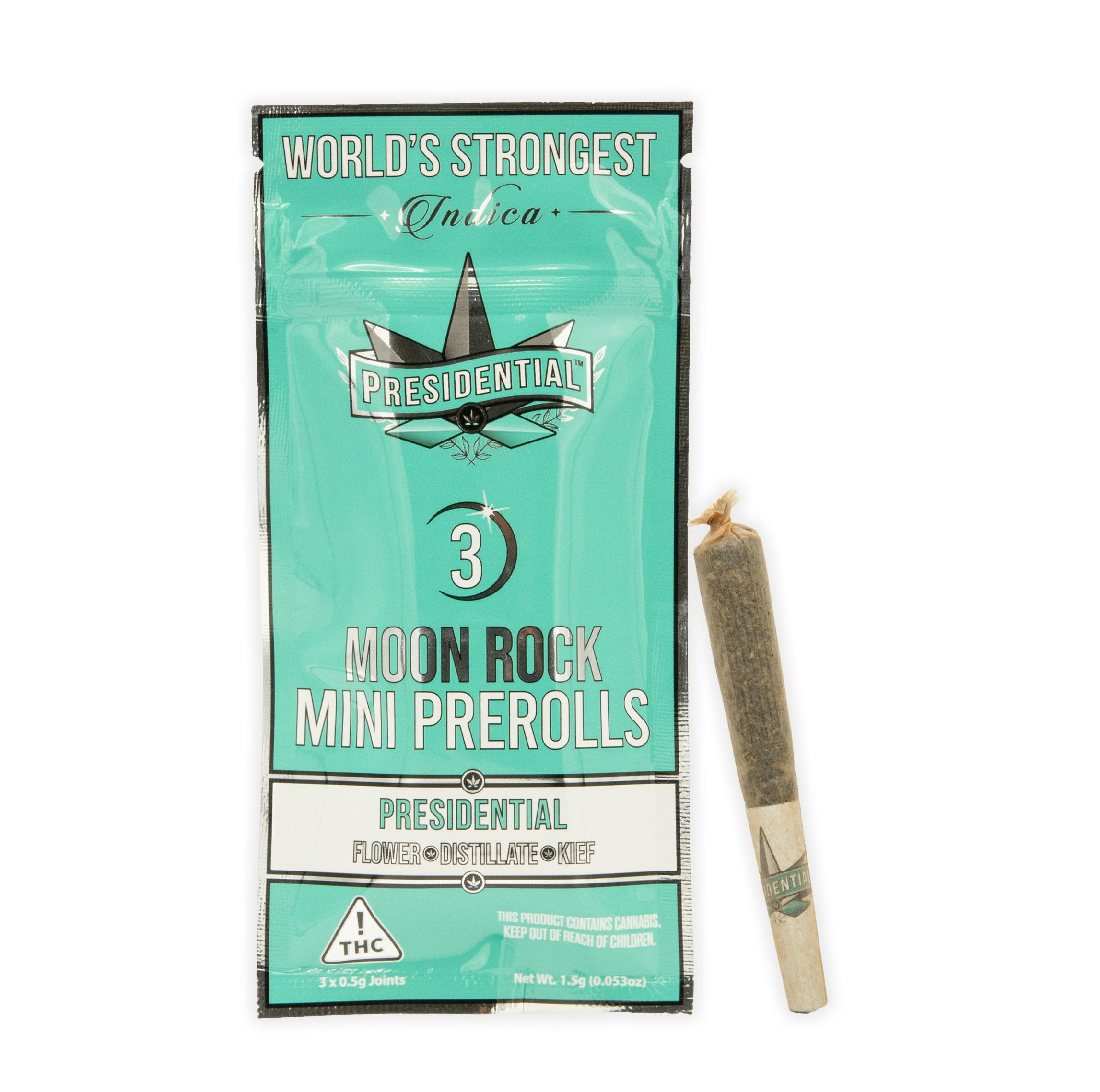 CLASSIC MOON ROCK INFUSED MINI PRE-ROLL 3PK [1.5G] - 1.5g | Pre Rolls