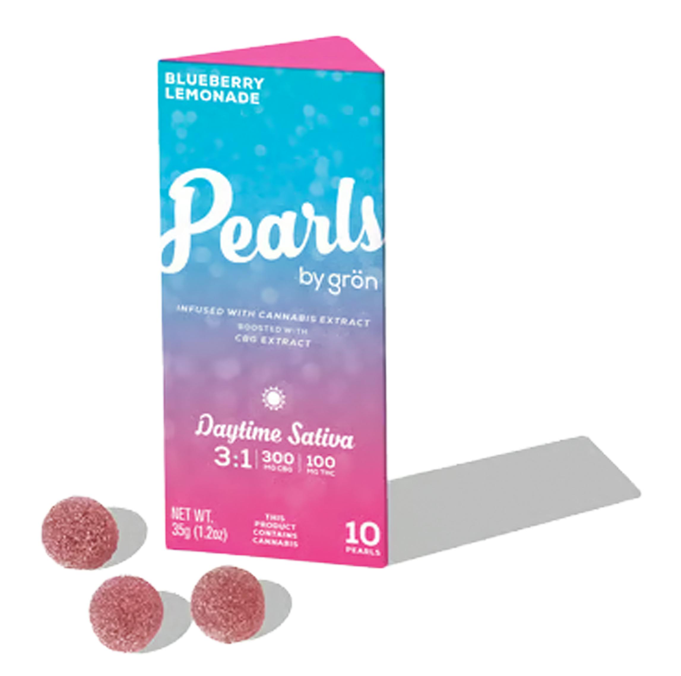 BLUEBERRY LEMONADE 3:1 PEARL GUMMIES 10PC [300MG CBG: 100MG THC]