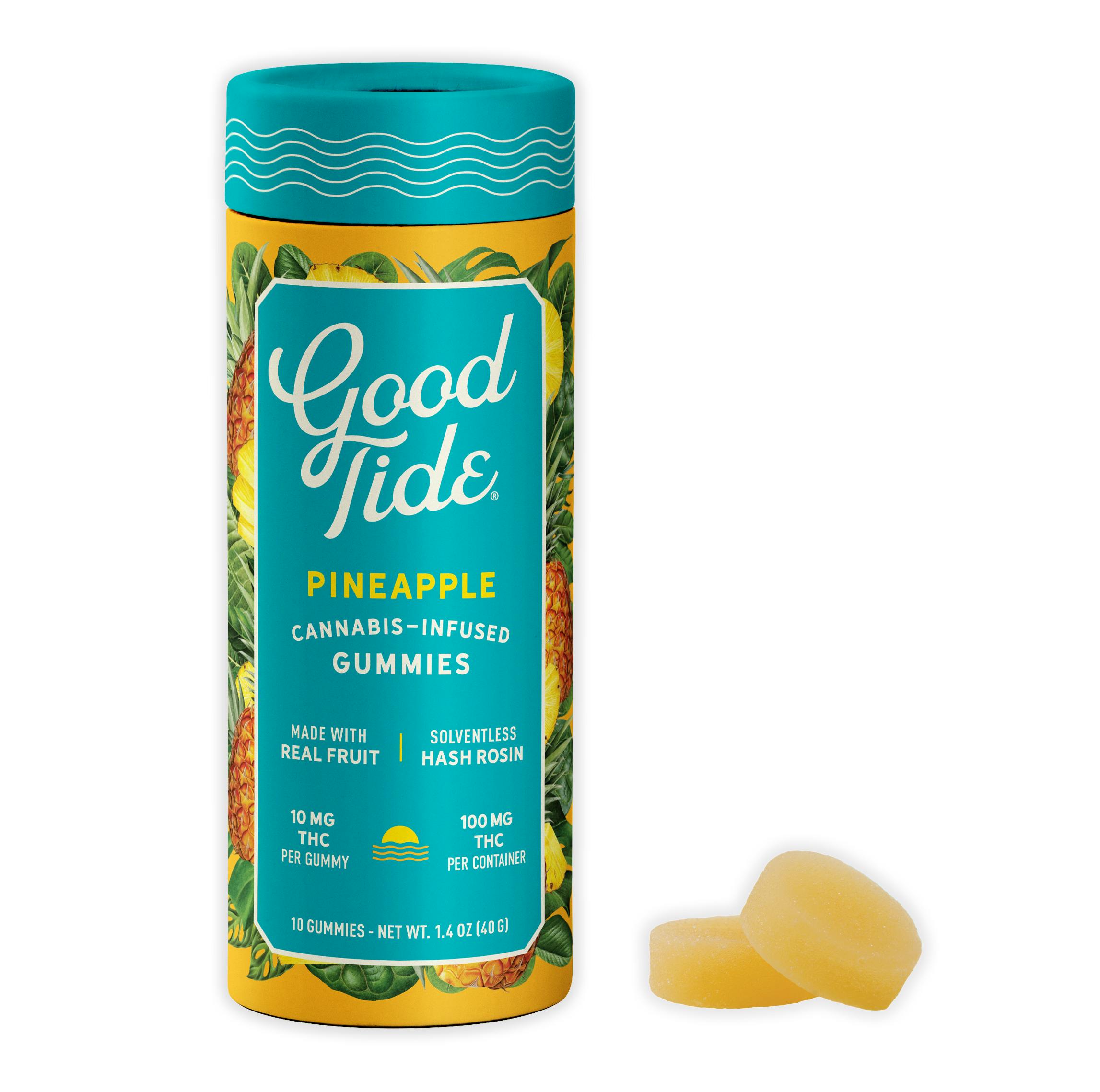 PINEAPPLE GUMMIES 10PC [100MG]