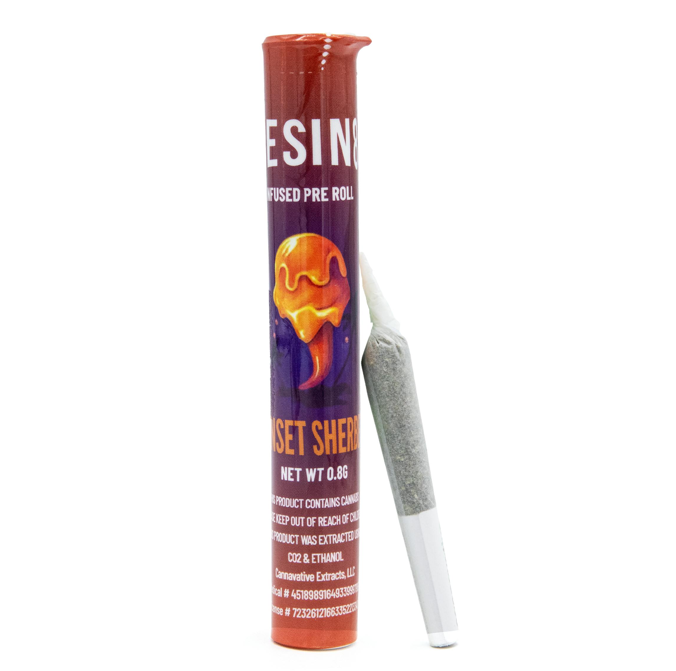 SUNSET SHERBET INFUSED PRE-ROLL [0.8G]