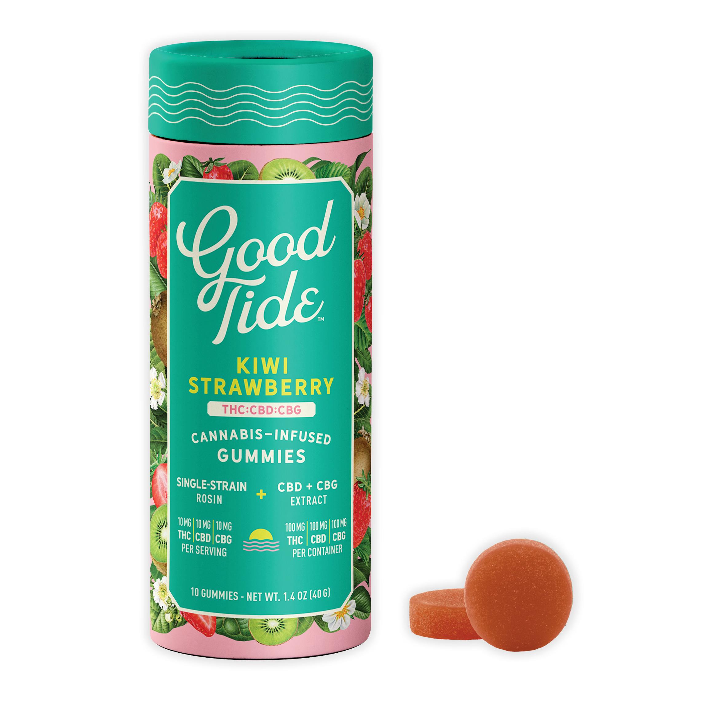 KIWI STRAWBERRY 1:1:1 GUMMIES 10PC [100MG ]