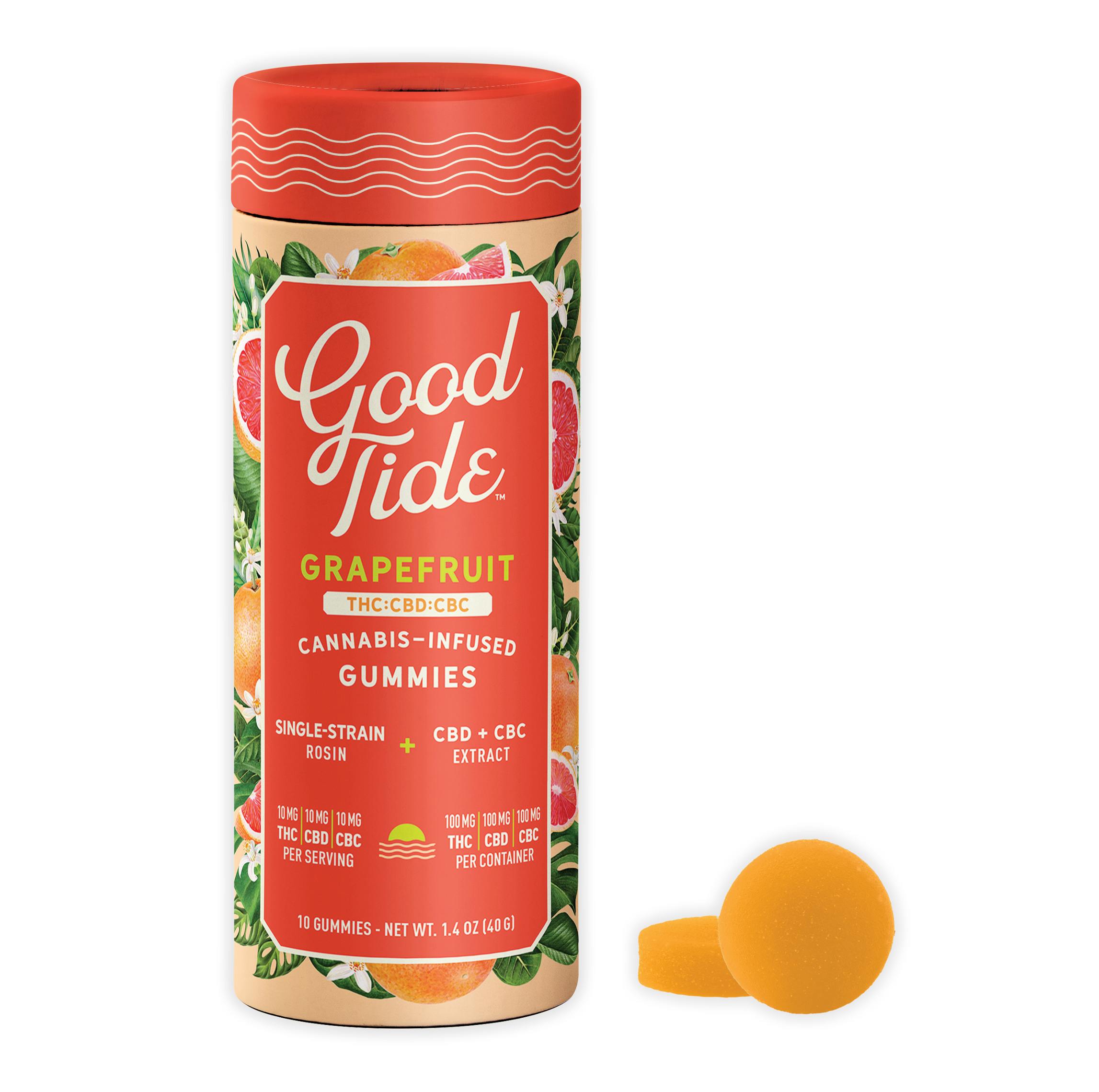 GRAPEFRUIT 1:1:1 GUMMIES 10PC [100MG]