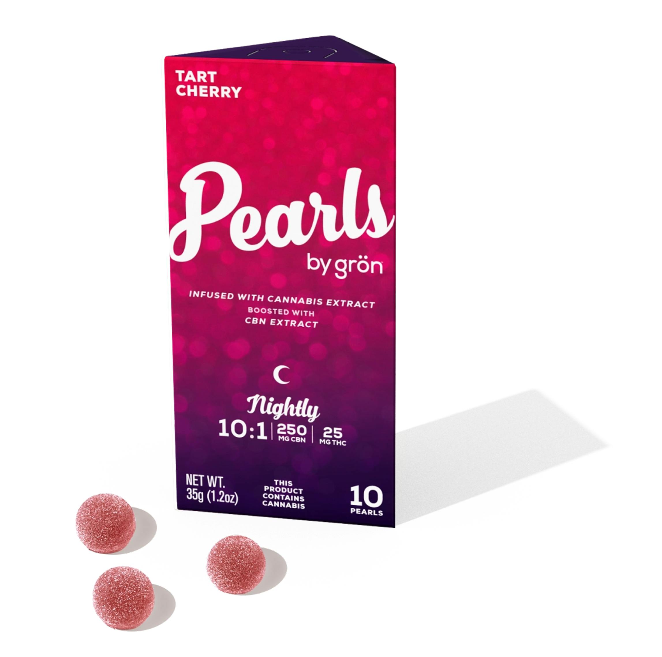 TART CHERRY 10:1 PEARL GUMMIES 10PC [250MG CBN: 25MG THC]
