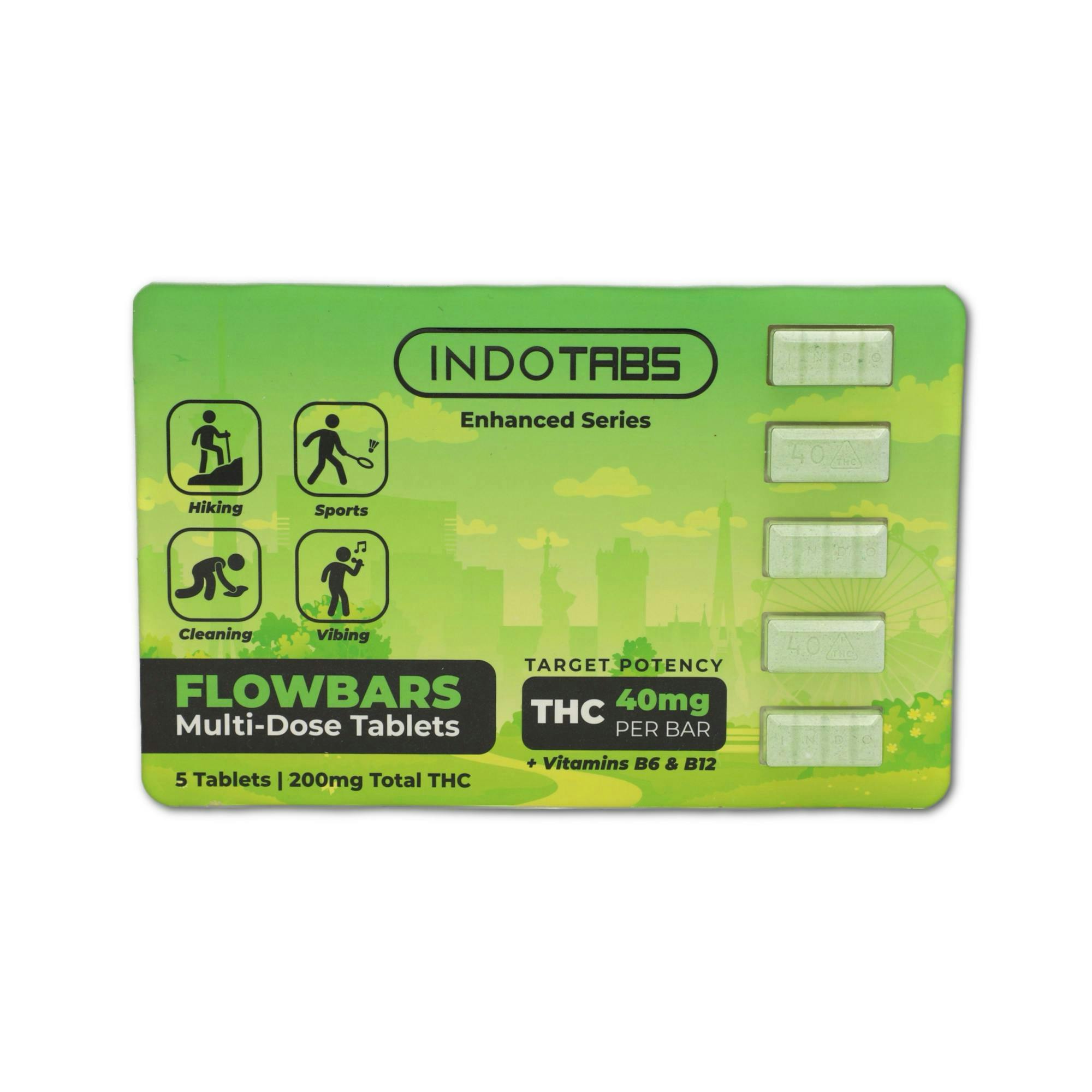 THC FLOW BARS 5PK [200MG THC]