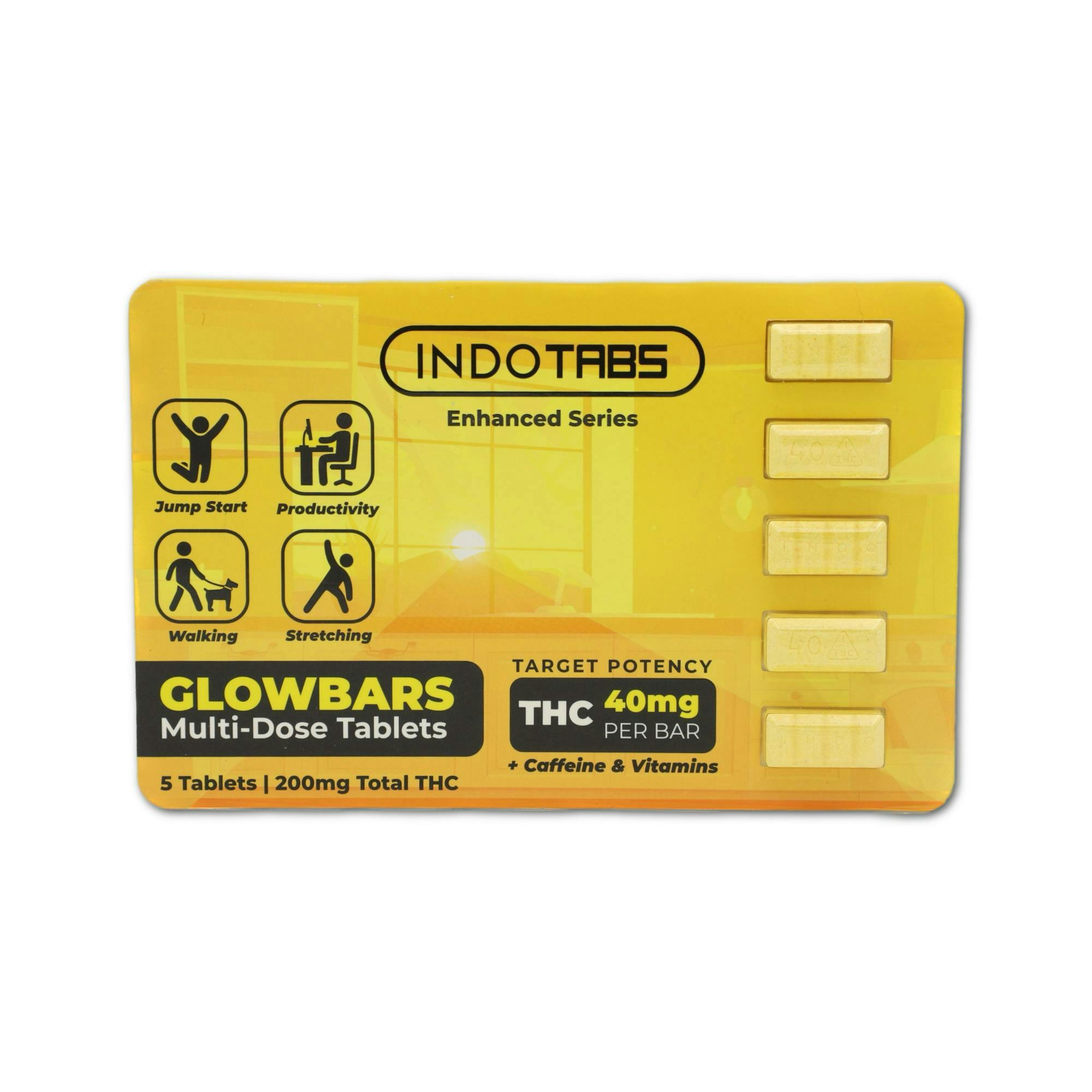 THC GLOW BARS 5PK [200MG THC]