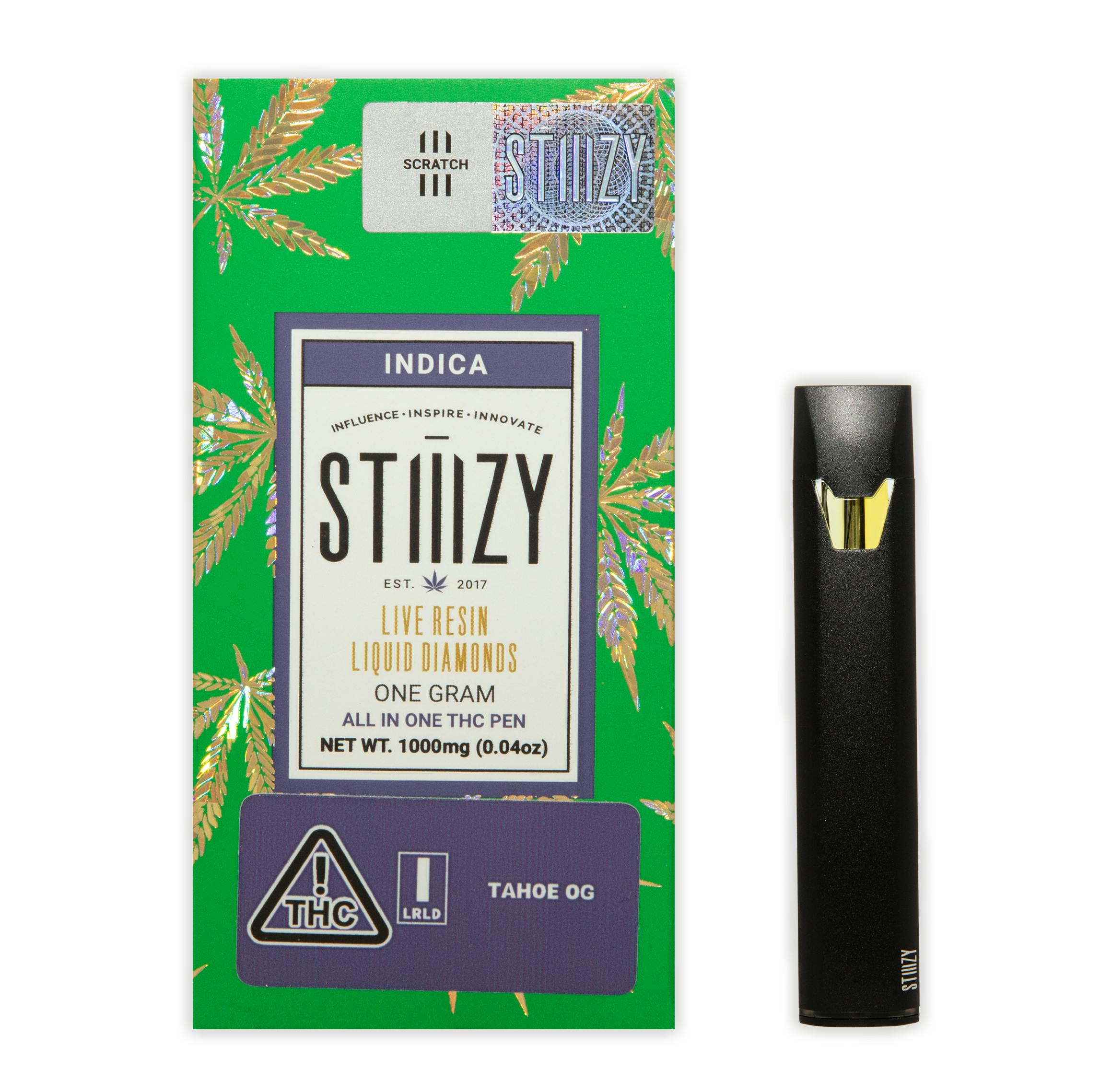 PROMO TAHOE OG LIQUID DIAMONDS DISPOSABLE [950MG] - 0.95g | Vaporizers |  STIIIZY