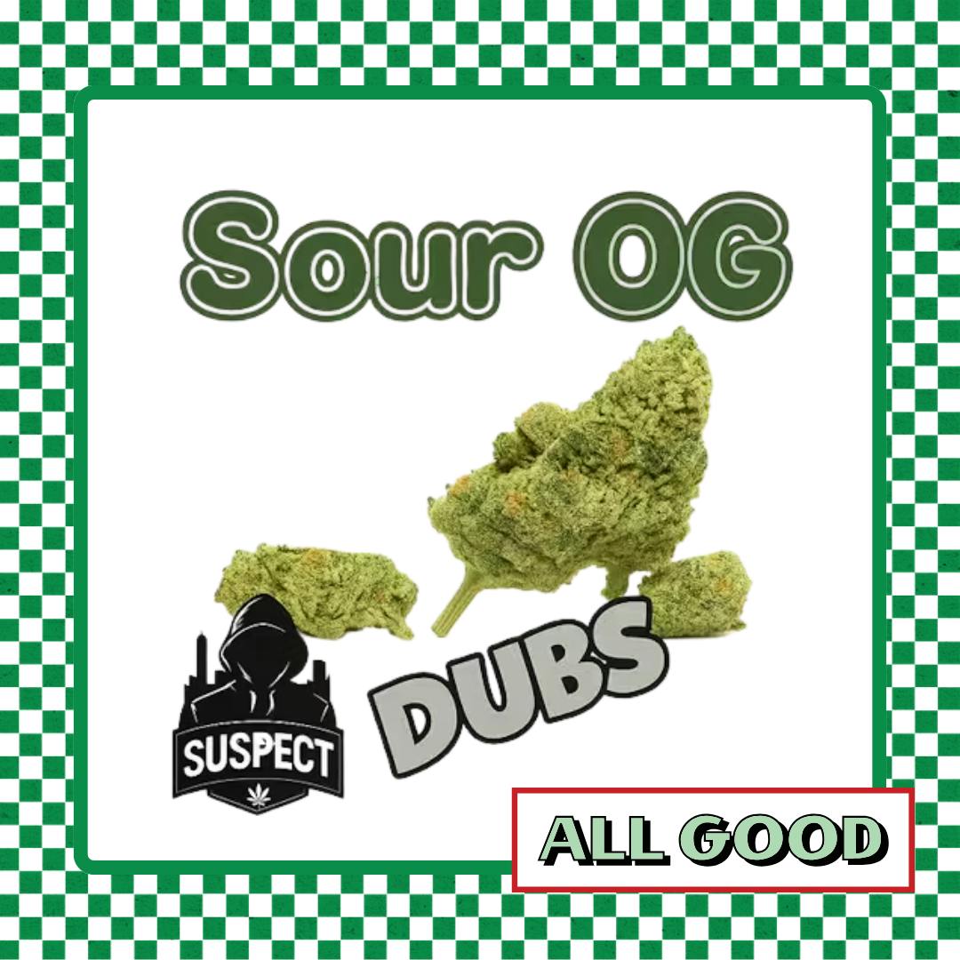 Suspect | Sour OG | Flower | Hybrid | 2g