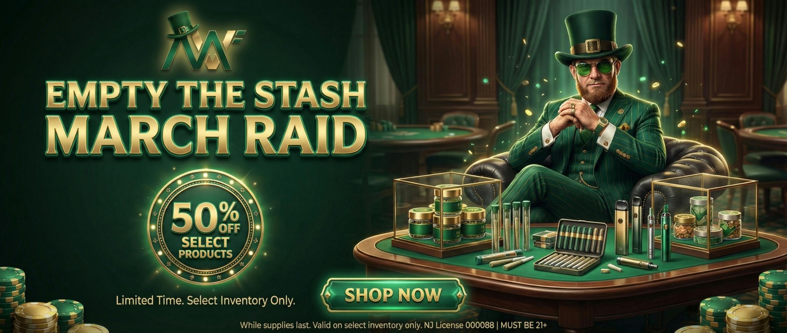 EMPTY THE STASH - 50% OFF