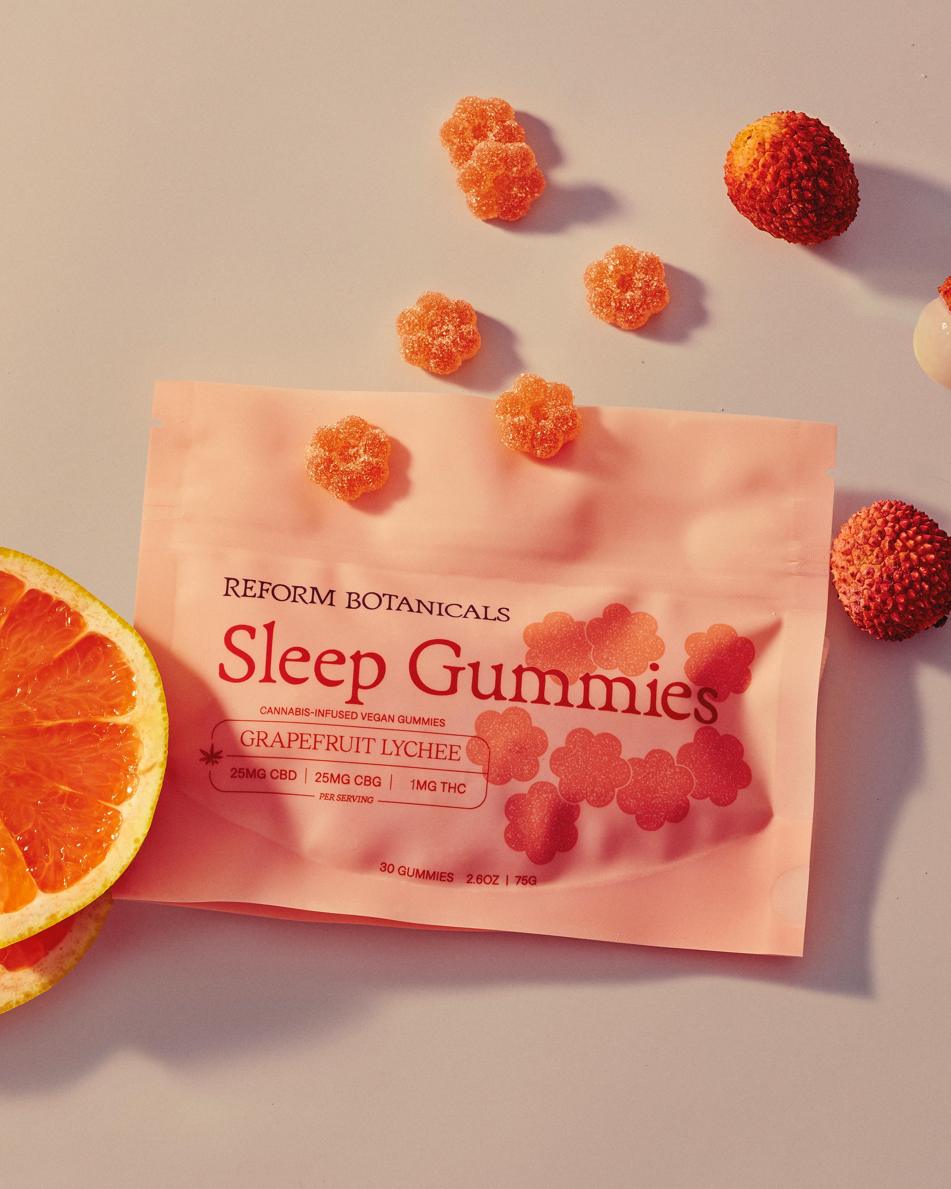 Reform Botanical | CBD Gummies | Sleep Grapefruit Lychee | 25mg