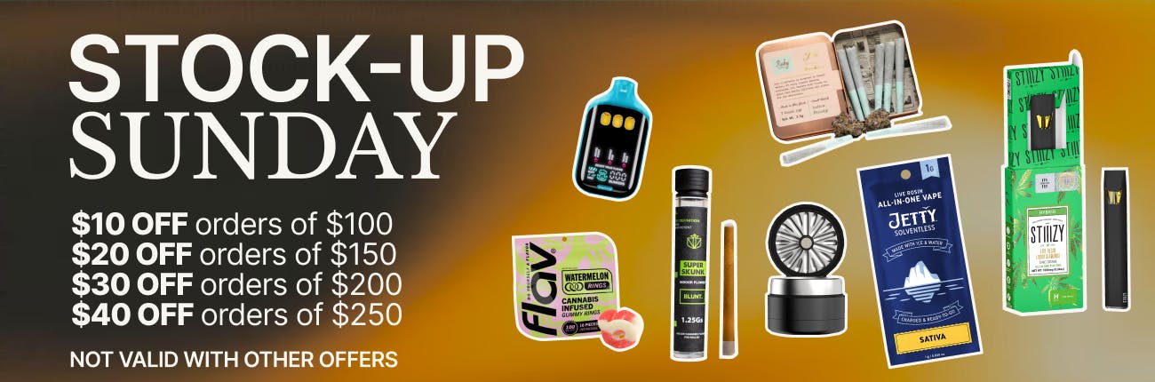 Stock-Up Sunday: $10 off orders of $100