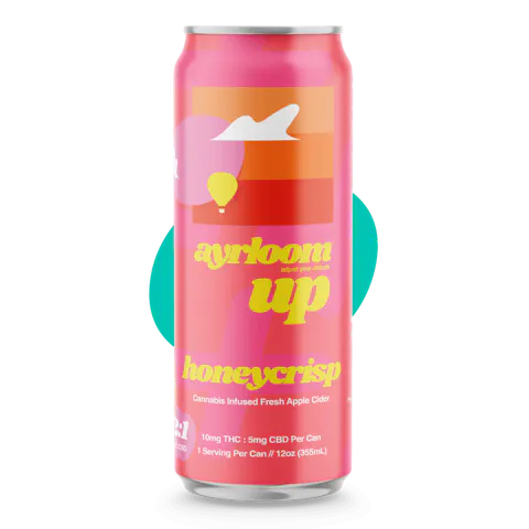 Ayrloom - Honeycrisp Apple Cider UP 2:1 THC:CBD - Single - 10mg