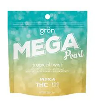 Grön - Mega - Tropical Twist - Rosin Infused - 100mg