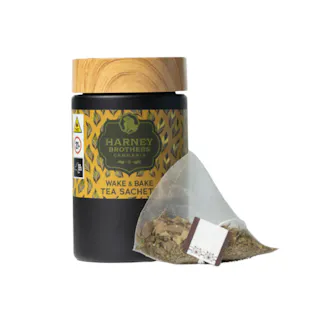 Harney Brothers Cannabis - Wake & Bake: Yaupon Mint - 5 Tea Sachets - 20mg