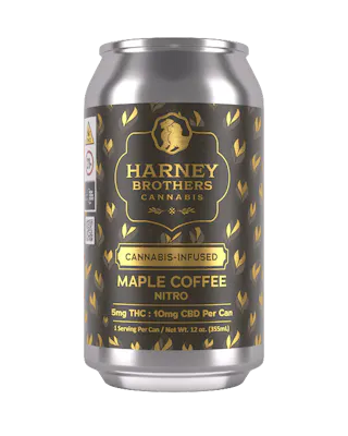Harney Brothers Cannabis - Maple Nitro Coffee Cold Brew 1:2 THC:CBD - 10mg