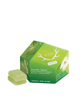 WYLD - Sour Apple - 10pk - 100mg