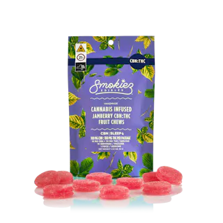 Smokiez - Sweet Jamberry 1:1 THC:CBN - 10pk - 100mg