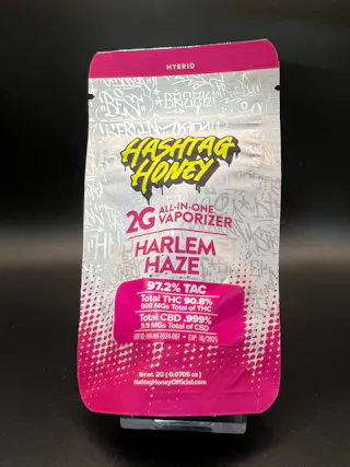 Hashtag Honey - Harlem Haze - Disposable Vape - 2g