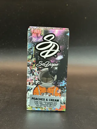 So Dope - Peaches & Cream - Disposable Vape - 1g