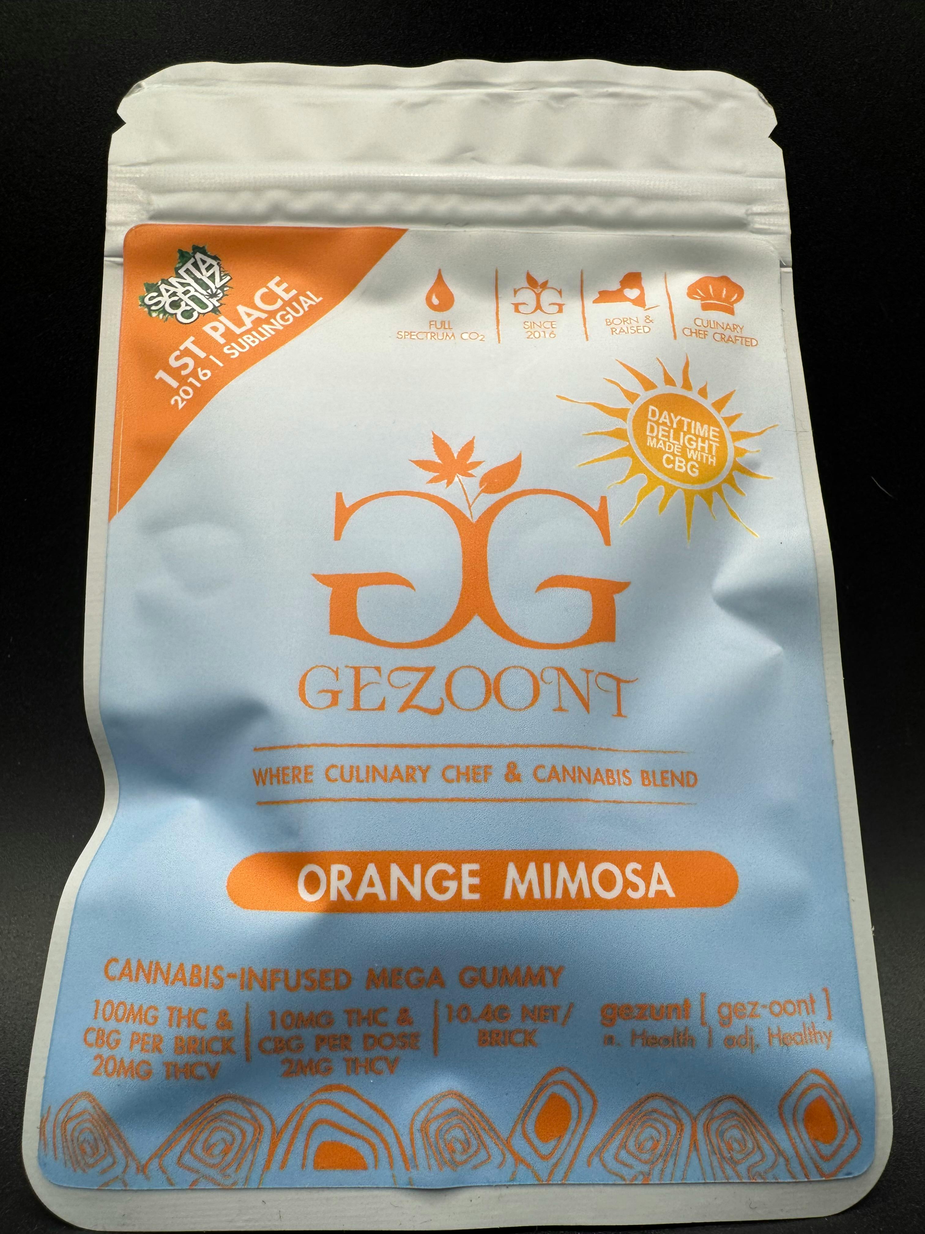 Gezoont - Orange Mimosa - Daytime Delight (Kosher) 5:5:1 THC:CBG