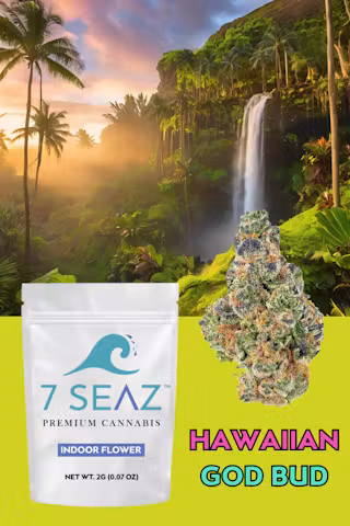 7Seaz - Hawaiian God Bud (Indoor) - Dub Bag - 2g