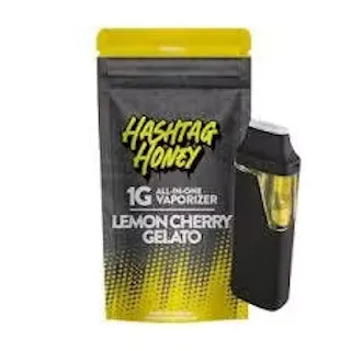 Hashtag Honey - Lemon Cherry Gelato - Disposable Vape - 1g