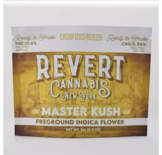 Revert - Master Kush - Kief Infused Ground Flower - 14g