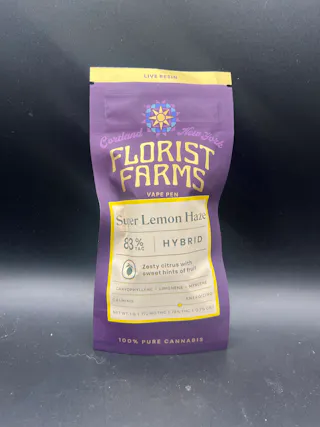 Florist Farms - Super Lemon Haze - Live Resin DIsposable Vape - 1g