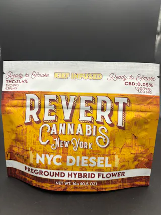 Revert - NYC Diesel - Kief Infused Ground Flower - 14g