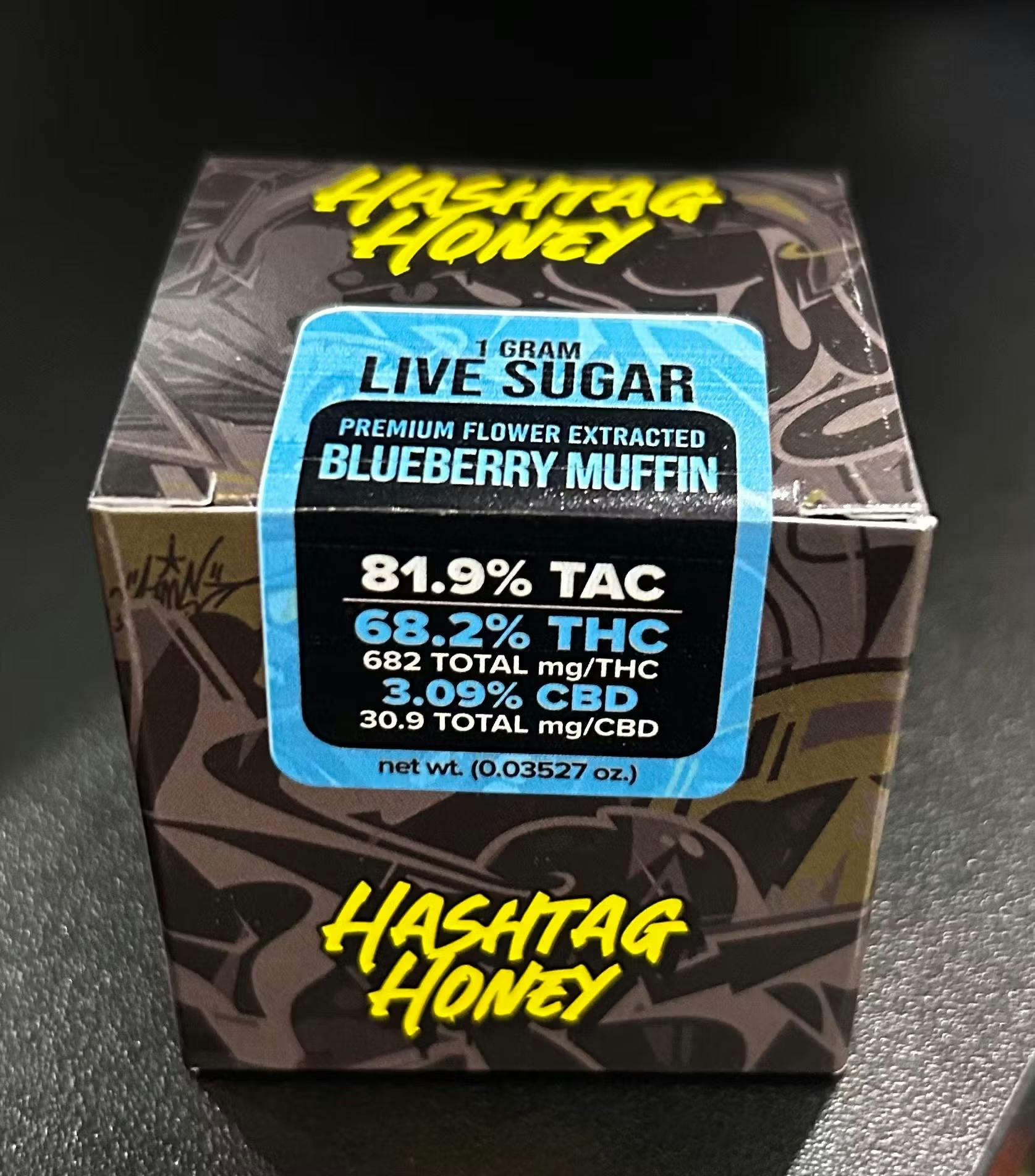 Hashtag Honey - Blueberry Muffin - Live Sugar Wax - 1g - 1g by