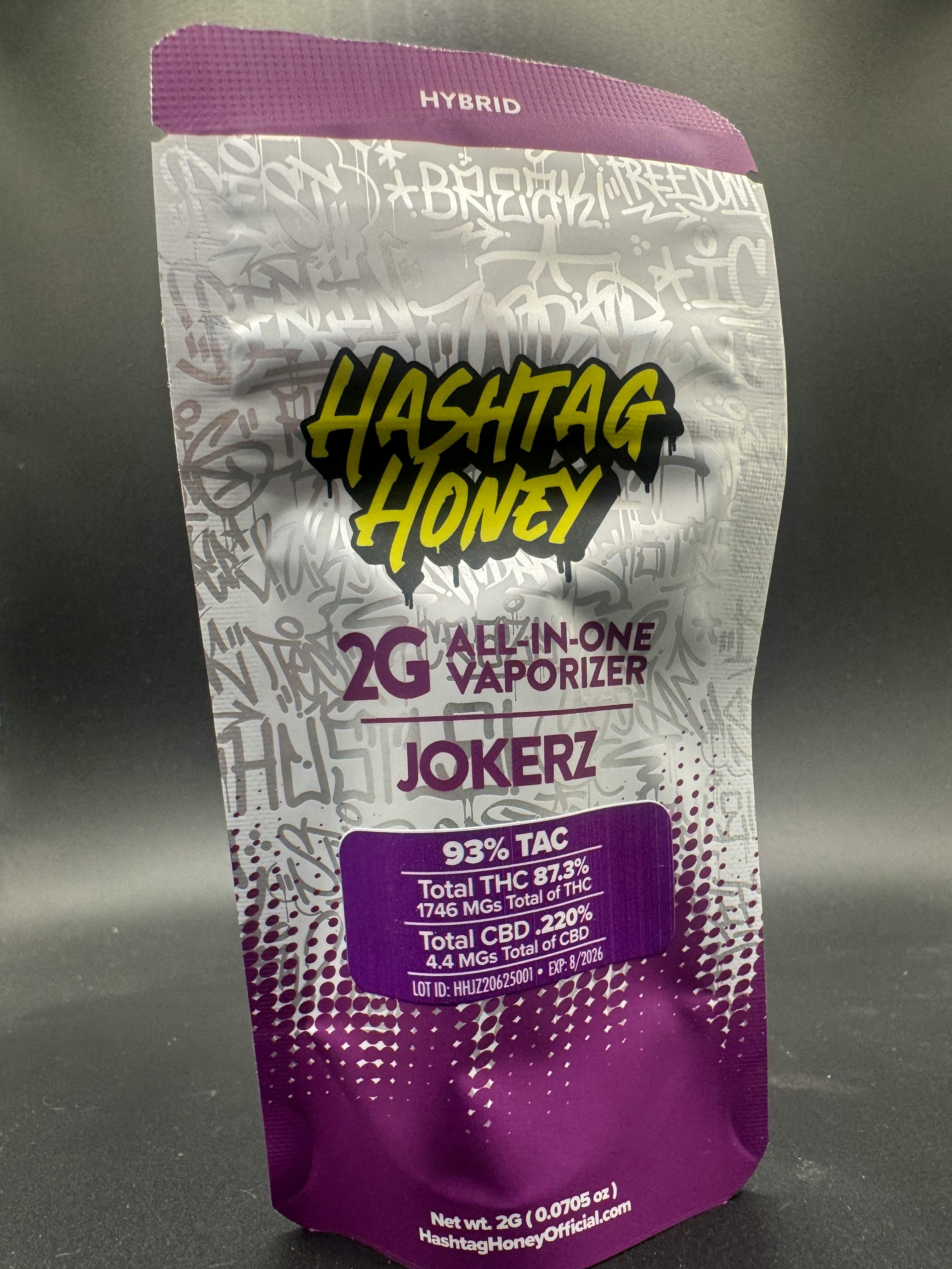 Jokerz Disposable Vape 2g | Hashtag Honey