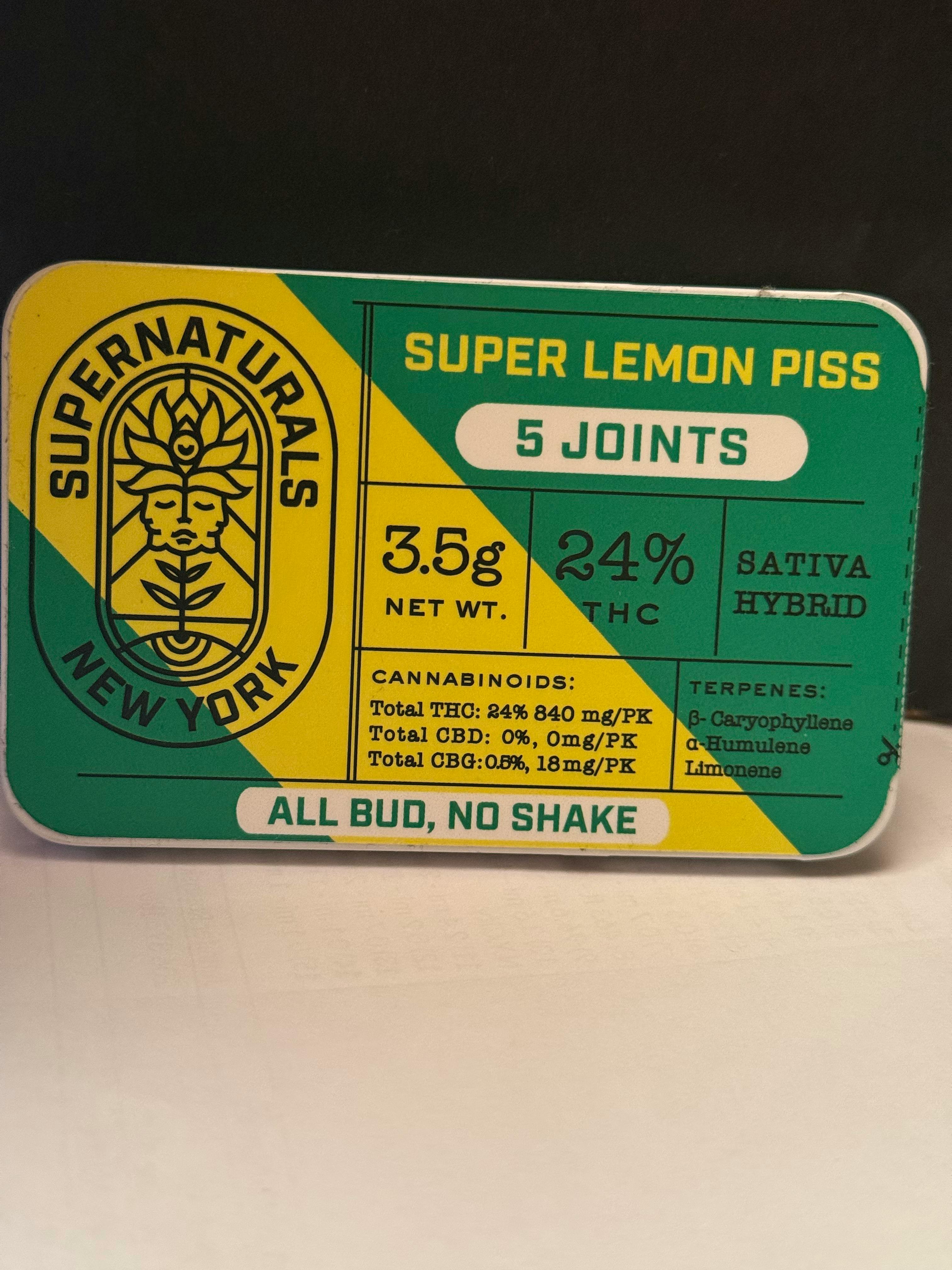 Supernaturals - Super Lemon Piss - 5pk - .7g - 3.5g by