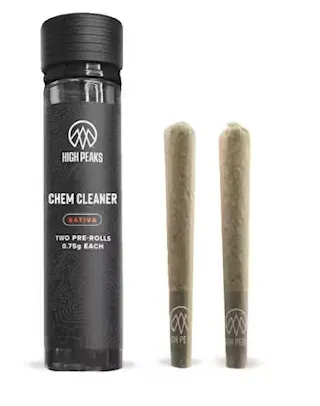 High Peaks - Chem Cleaner - Hash Infused 2pk - .75g