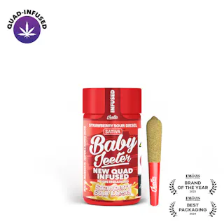 Jeeter - Strawberry Sour Diesel - Baby Jeeter Infused 5pk - .5g