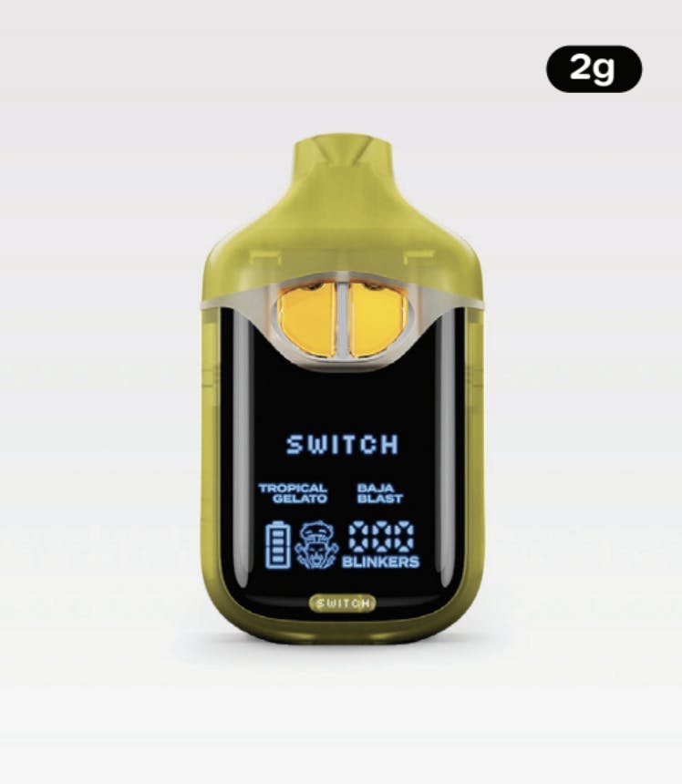 Boutiq - Tropical Gelato/Baja Blast - Dual Tank Switch - Liquid Diamonds  Disposable Vape - 2g - 2g by Boutiq