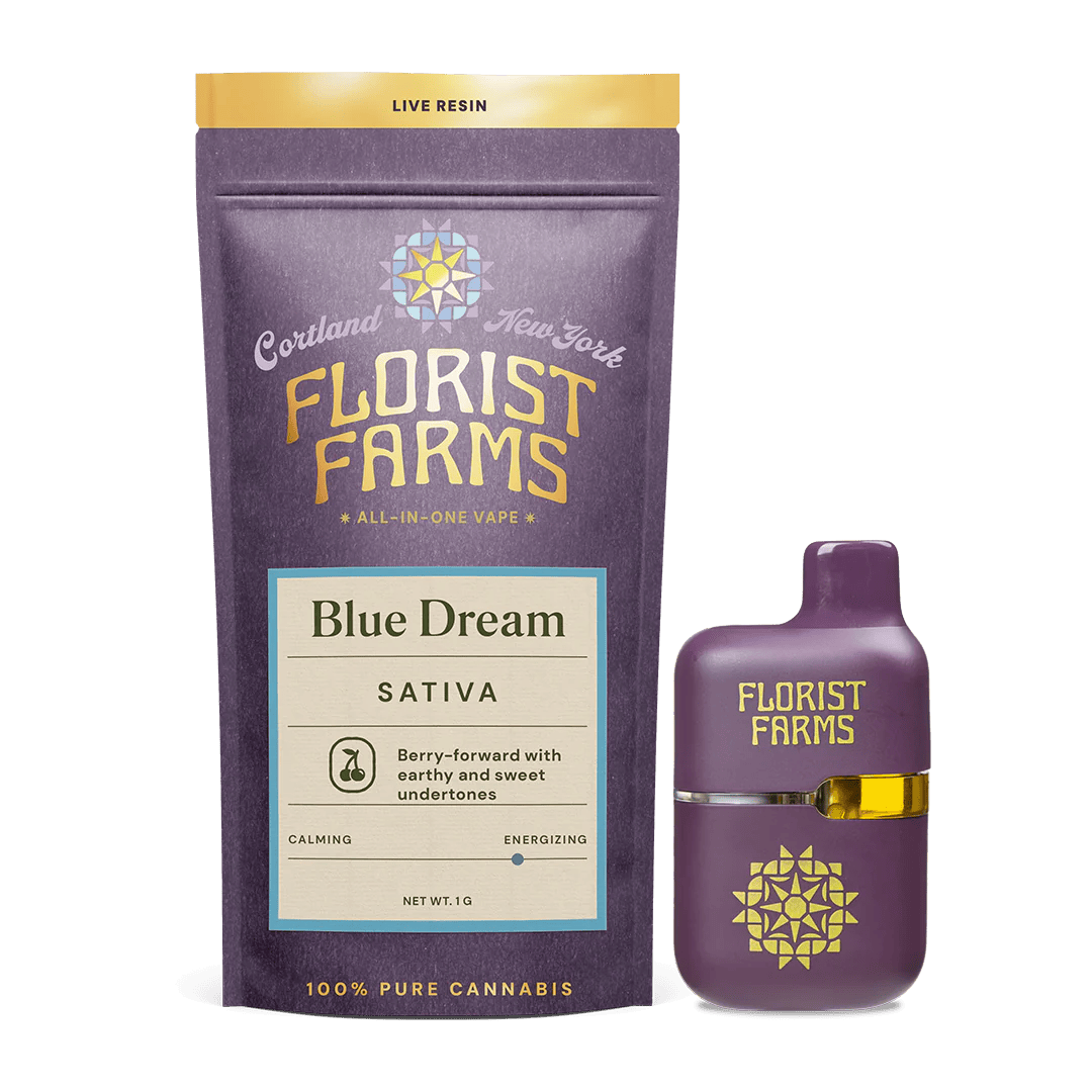 Florist Farms - Blue Dream - Live Resin DIsposable Vape - 1g - 1g by  Florist Farms