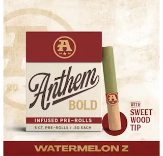 Anthem - Watermelon Z - Wood Tip - Infused 5pk - .5g